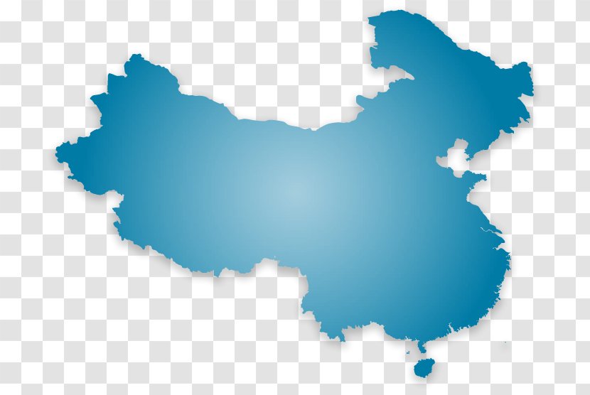 Flag Of China Blank Map - Borders Transparent PNG