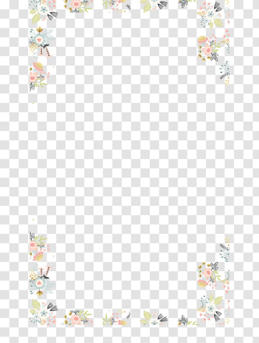 Paper Floral Design Illustration Drawing - Wildflower - Anticipate Frame Transparent PNG