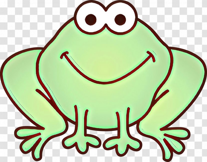 Green Frog True Hyla Clip Art - Tree - Line Transparent PNG