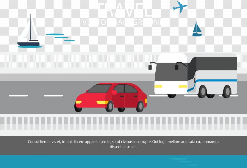 Car Euclidean Vector Icon - Website - Seaside Road Transparent PNG