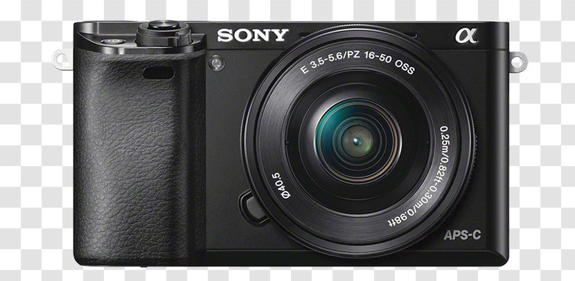 Sony α6000 Alpha 6300 ILCE Camera Mirrorless Interchangeable-lens APS-C - Accessory - A6000 Transparent PNG