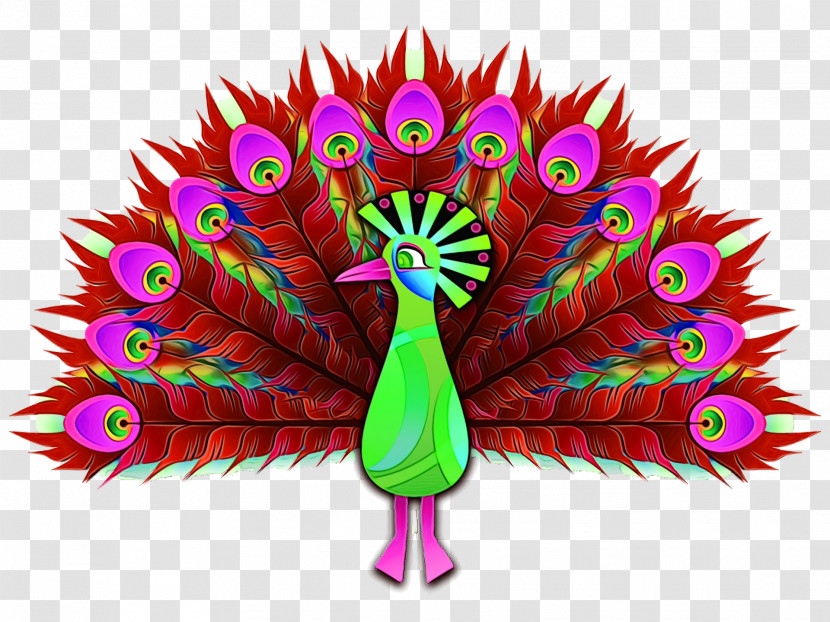 Proud As A Peacock Peafowl Logo Of Nbc Drawing Poster Transparent PNG