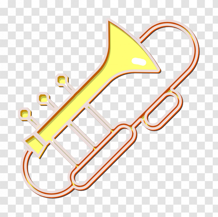 Orchestra Icon Music Elements Icon Trombone Icon Transparent PNG