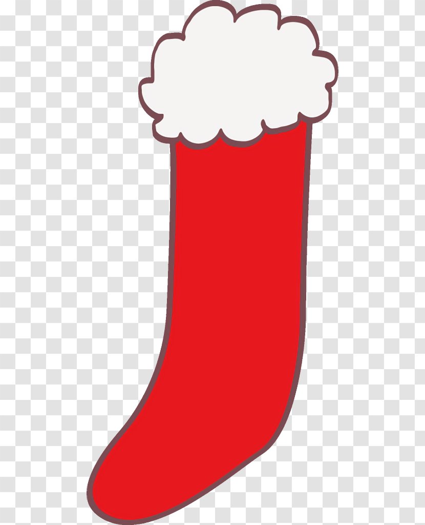 Christmas Stocking Socks - Xmas - Decoration Footwear Transparent PNG