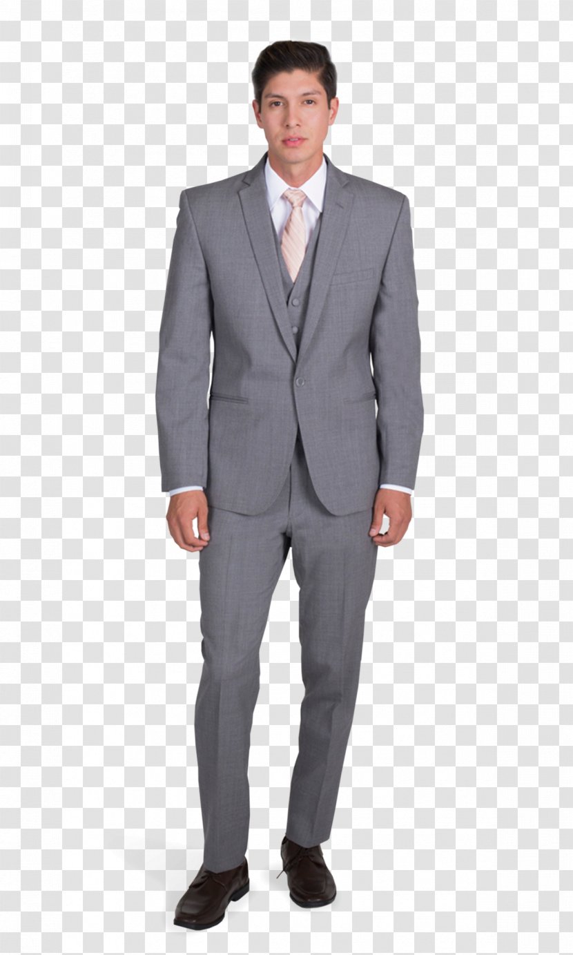 Tuxedo Michael Kors Suit Lapel Grey - And Tie Transparent PNG