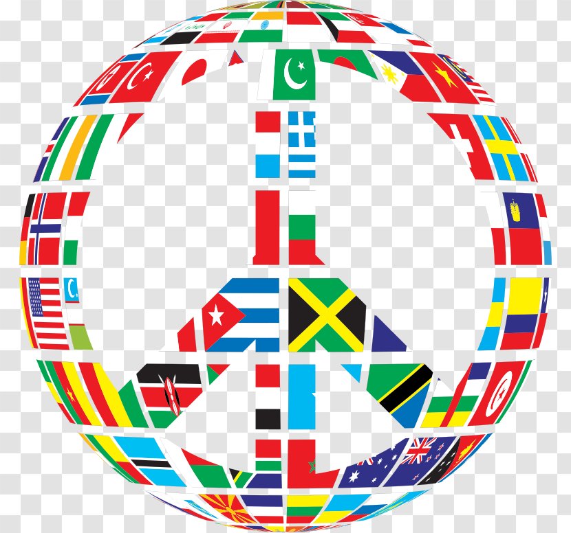 Globe Flags Of The World - Symmetry - Global Cliparts Transparent PNG