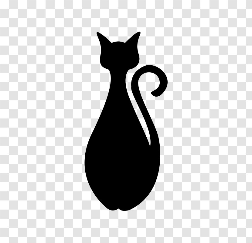 Black Cat Silhouette Photography - Flower Transparent PNG