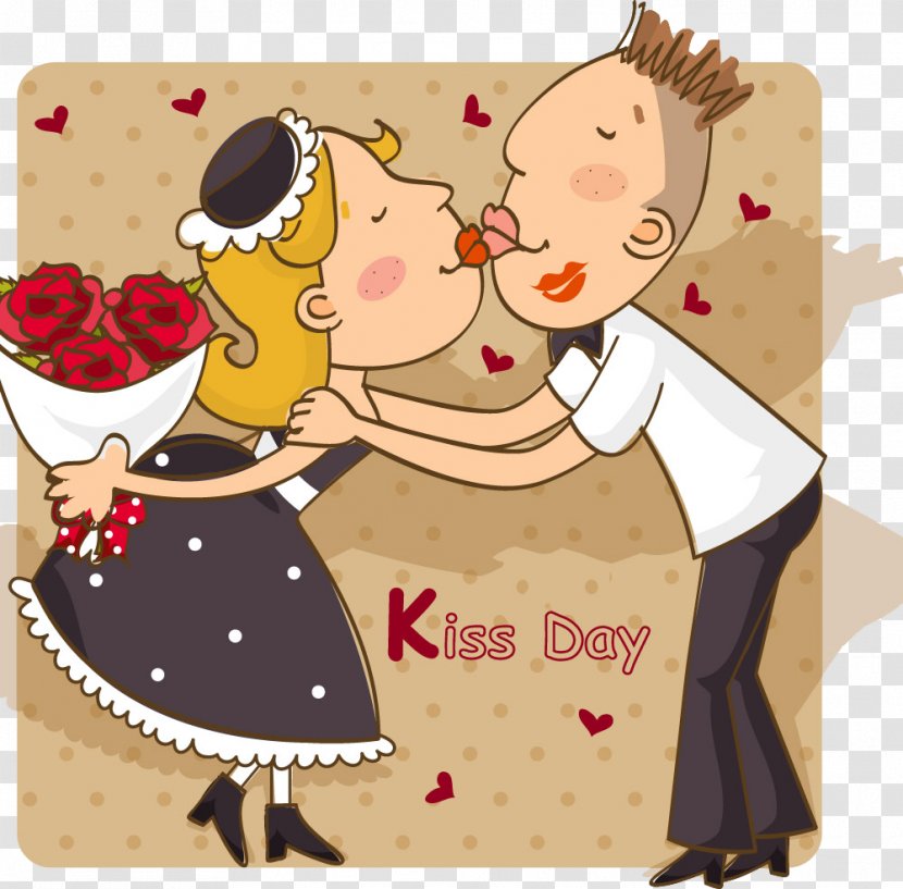 International Kissing Day Valentines Intimate Relationship Boyfriend - Vertebrate - Kiss,Day Transparent PNG