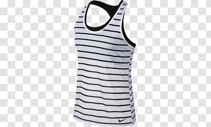 Sleeveless Shirt T-shirt Top Nike - Swimsuit - White Tank Transparent PNG