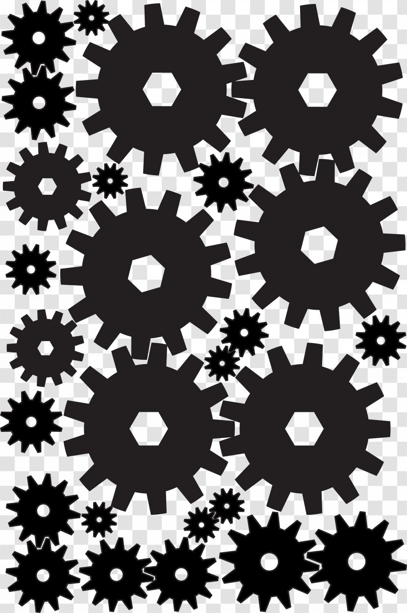 Gear Cost Of Goods Sold - Visual Arts - Metal Clock Transparent PNG