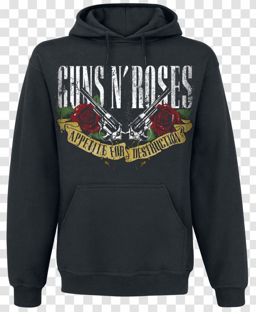 Hoodie Bluza Guns N' Roses EMP Merchandising T-shirt Transparent PNG