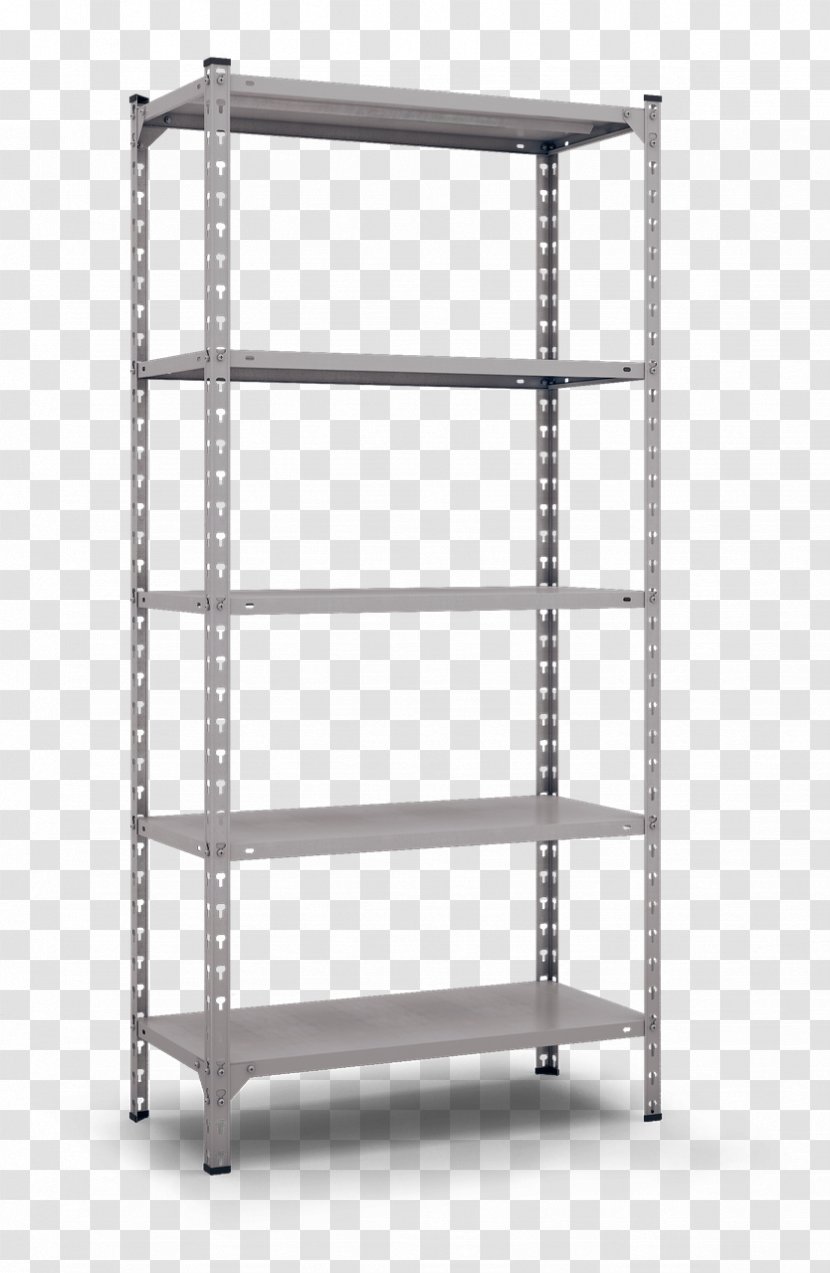 Shelf Pallet Racking Slotted Angle Industry Bookcase - Warehouse - Rack Transparent PNG