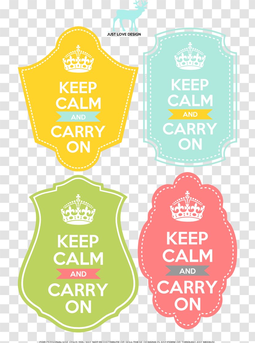 Keep Calm And Carry On T-shirt Poster Printing Transparent PNG