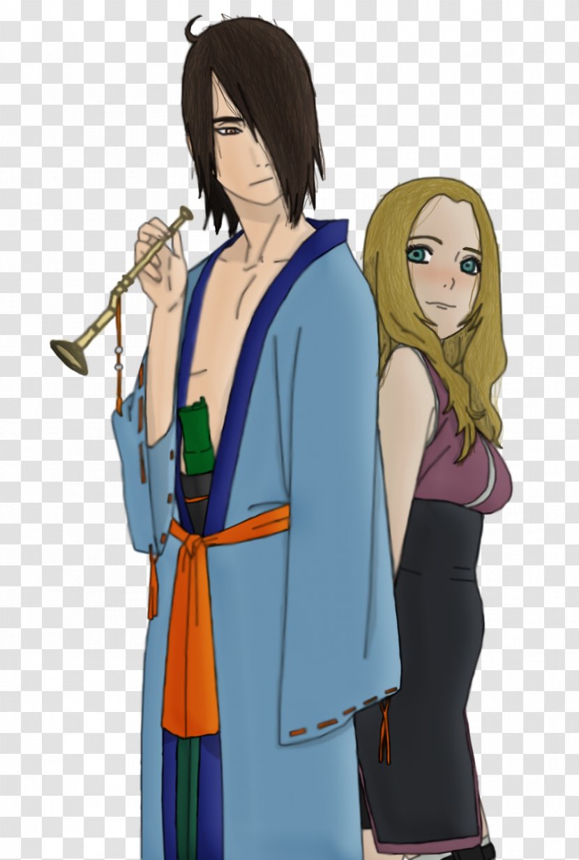 Naruto Shippūden Hotaru Uzumaki Rock Lee - Watercolor - Hot Couple Transparent PNG