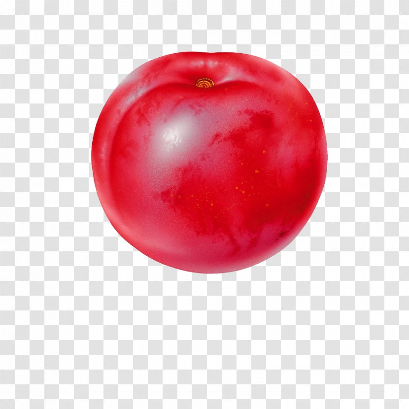 Tomato Plum Auglis - Natural Foods - Red Plums Transparent PNG
