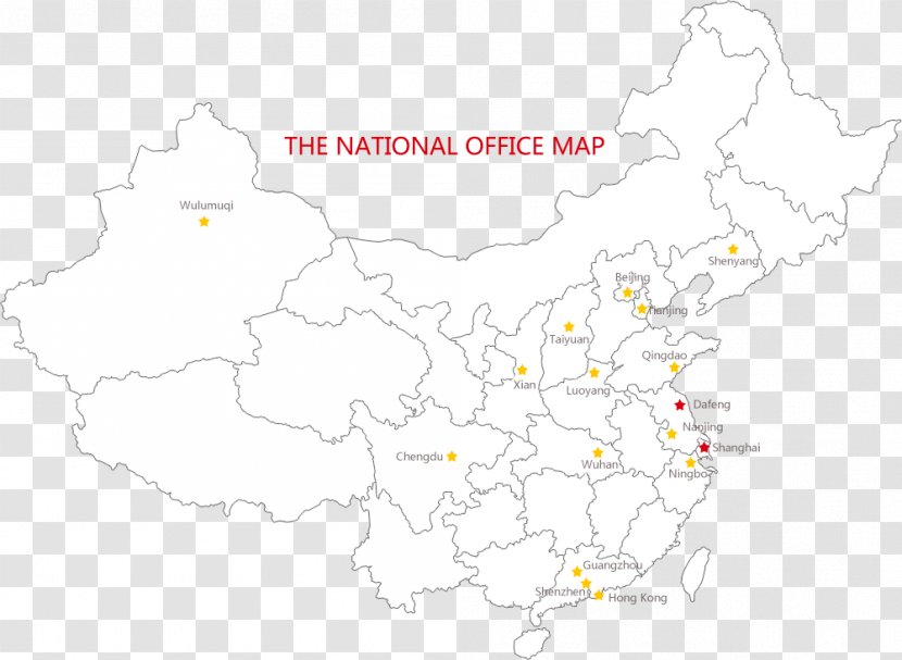 Mapa Polityczna China - Area - Map Transparent PNG