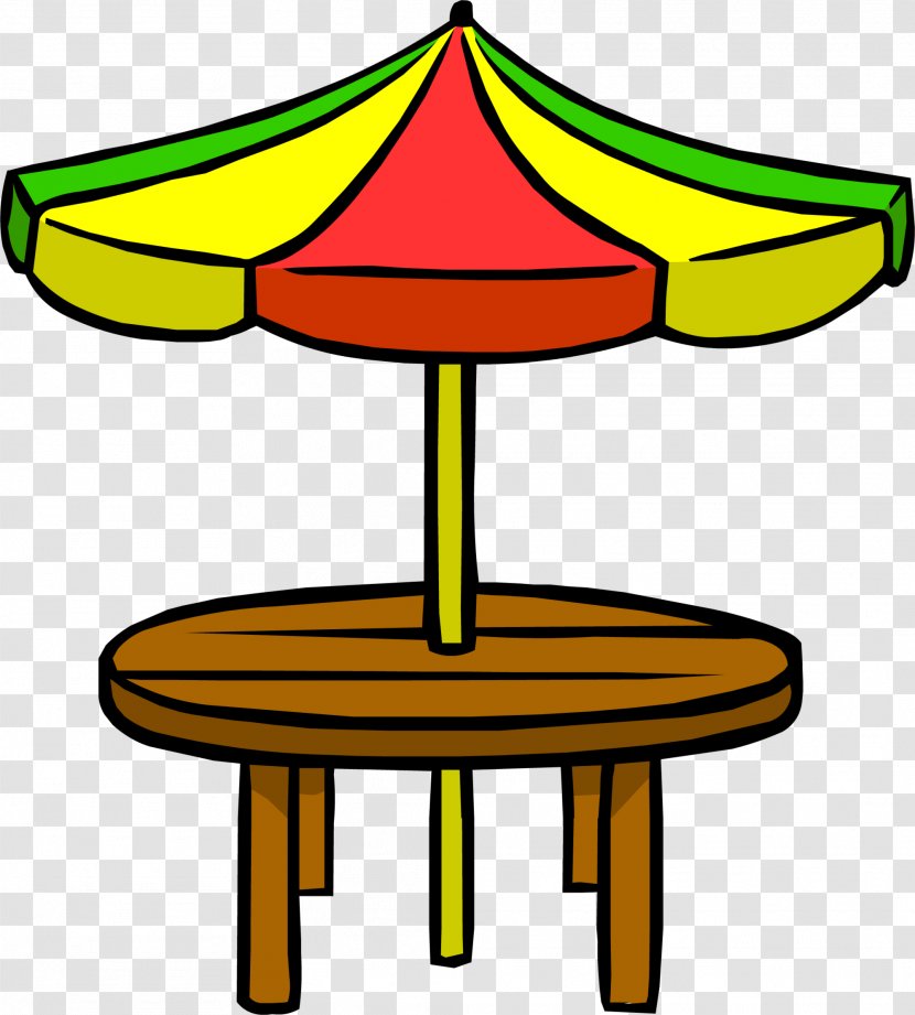 Club Penguin Igloo Umbrella Table Art - Silhouette Transparent PNG