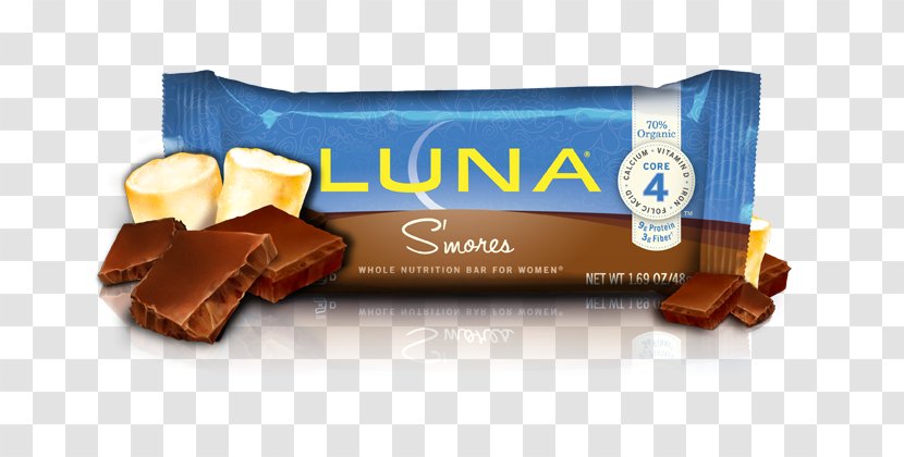 Chocolate Bar LUNA Clif & Company Organic Food - Rice Crispies Transparent PNG