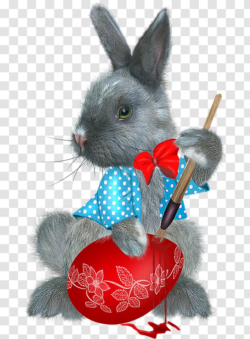 Domestic Rabbit Easter Bunny Clip Art - De Transparent PNG