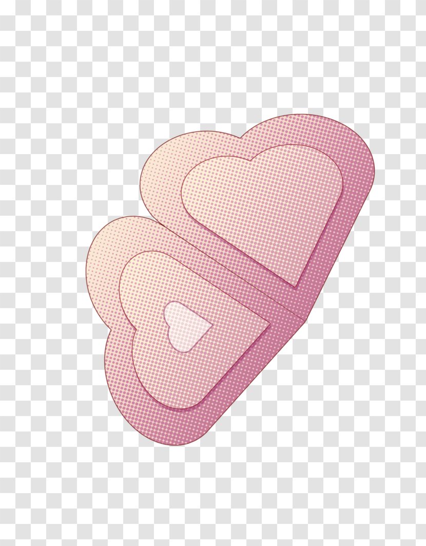 Pink M - Valentine Card Transparent PNG