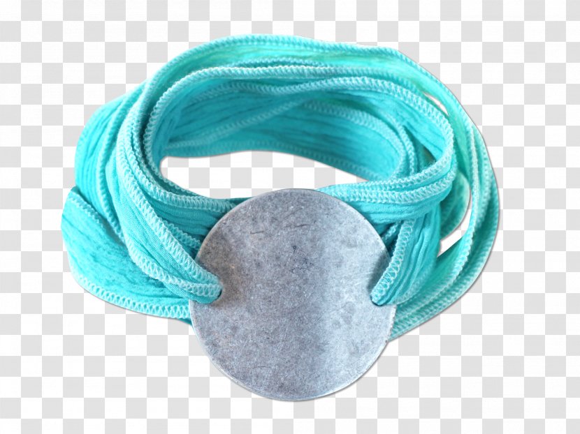 Turquoise Sterling Silver Silk Ribbon - Year-end Wrap Material Transparent PNG