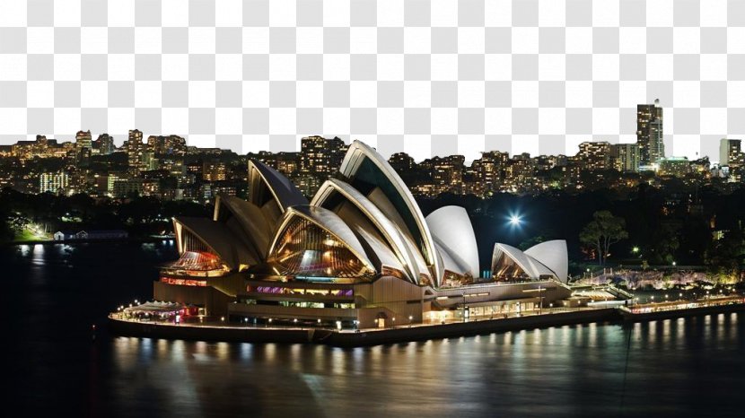 Sydney Opera House High-definition Television 1080p 4K Resolution Wallpaper - Aspect Ratio - Night Landscape Transparent PNG