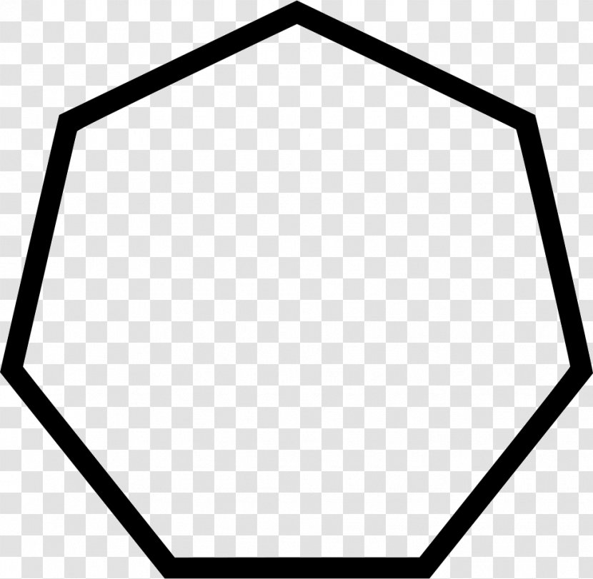 Heptagon Octagon Number Pentagon Shape - Geometry - Hexagone Transparent PNG