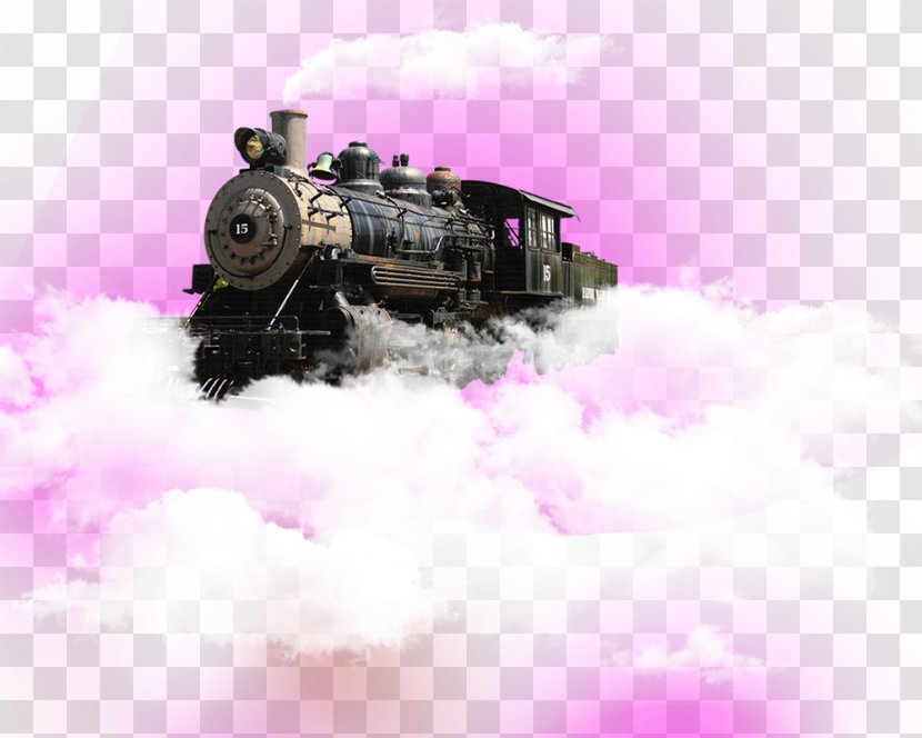 Tren A Las Nubes Train Railroad Car - Illustration - The On Clouds Transparent PNG