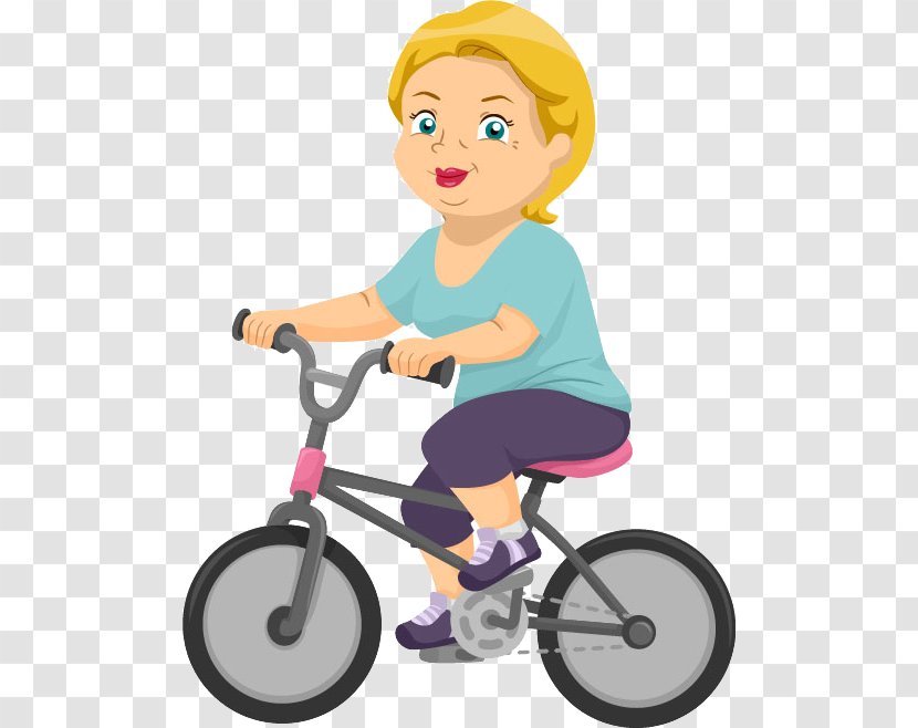 Bicycle Cycling Stock Photography Royalty-free Clip Art - Shutterstock - Cartoon Women Transparent PNG