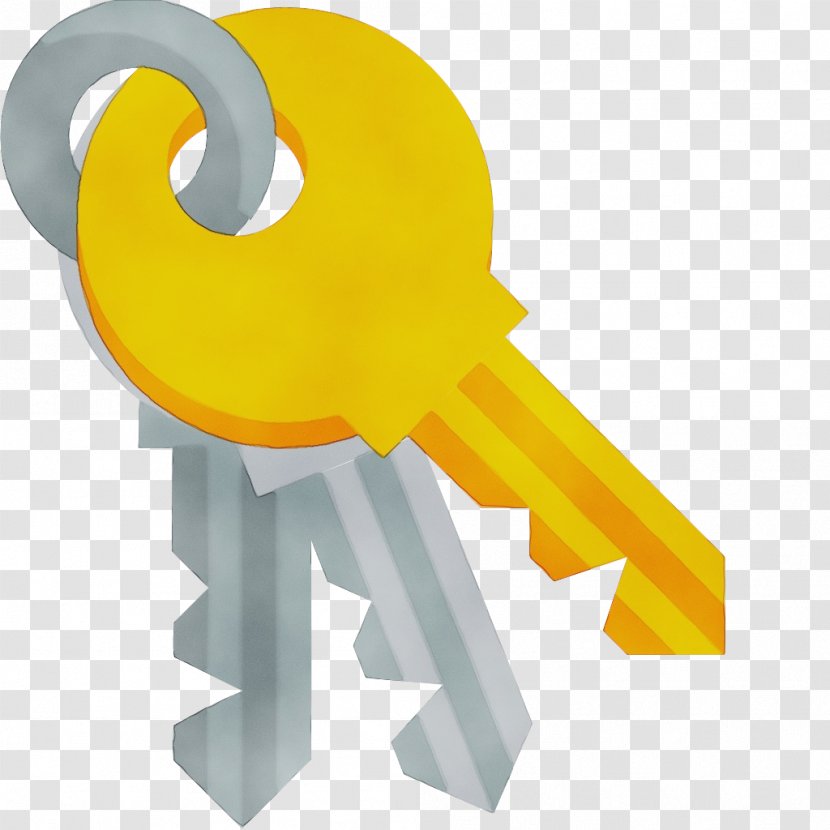 Watercolor Cartoon - Key - Logo Symbol Transparent PNG