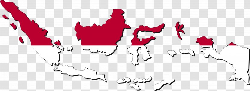 Flag Of Indonesia Globe Map - Cartoon Transparent PNG