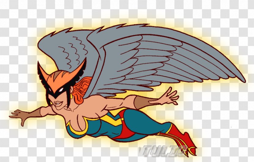 Cartoon Dragon Clip Art - Fictional Character - Hawkgirl Transparent PNG