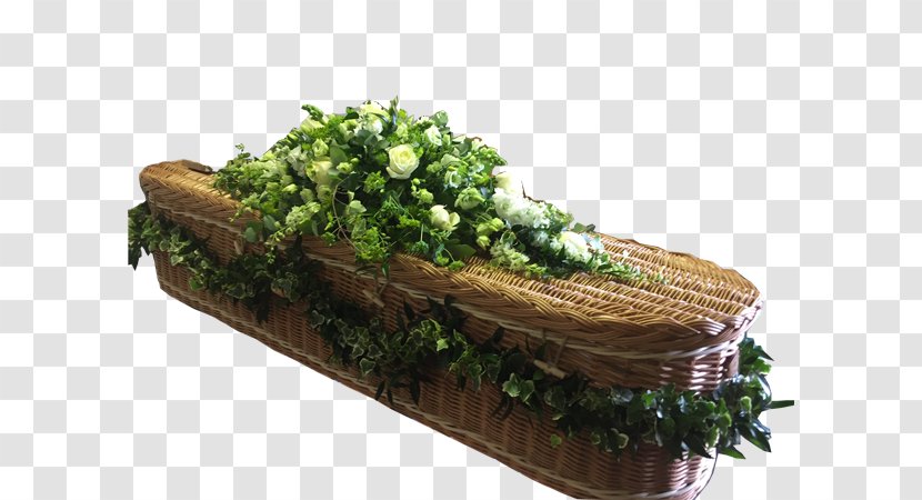 Peter Graves Florist Funeral Coffin Wreath - Grass - Floral Garlands Transparent PNG