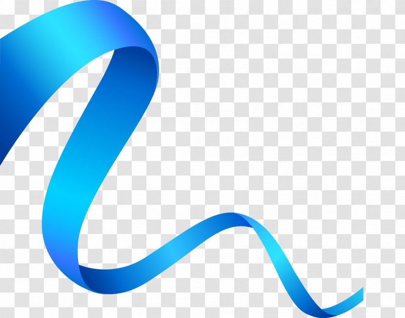 Blue Ribbon Logo - Streamers Transparent PNG