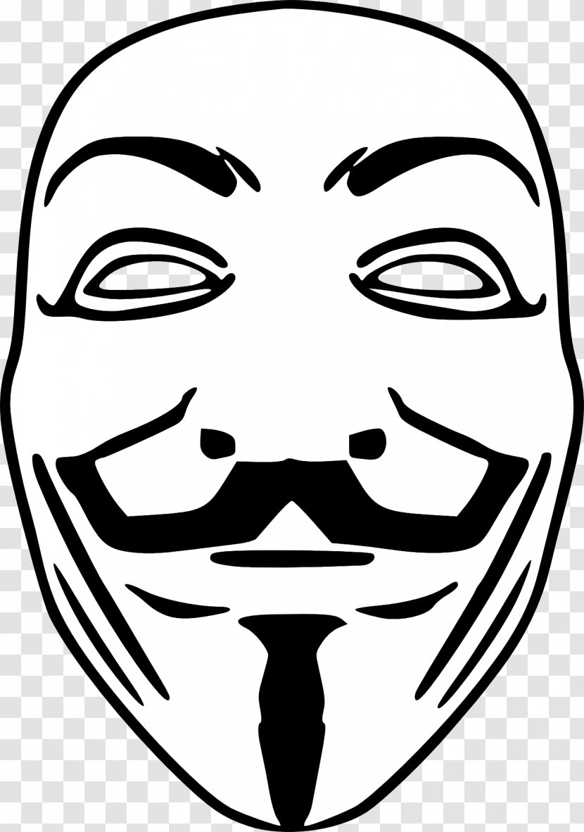 Occupy Movement Guy Fawkes Mask Anonymous V For Vendetta - Smile Transparent PNG