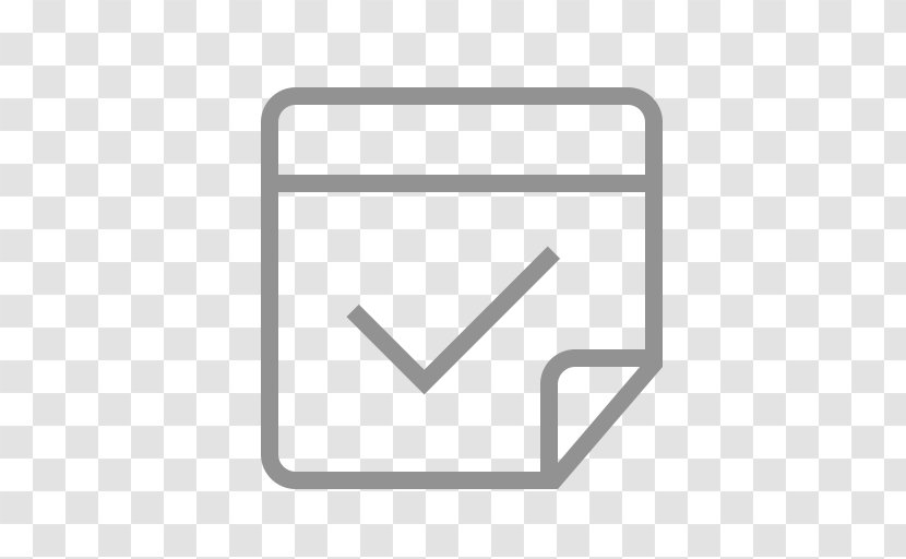 Icon Note - Rectangle - Black Transparent PNG