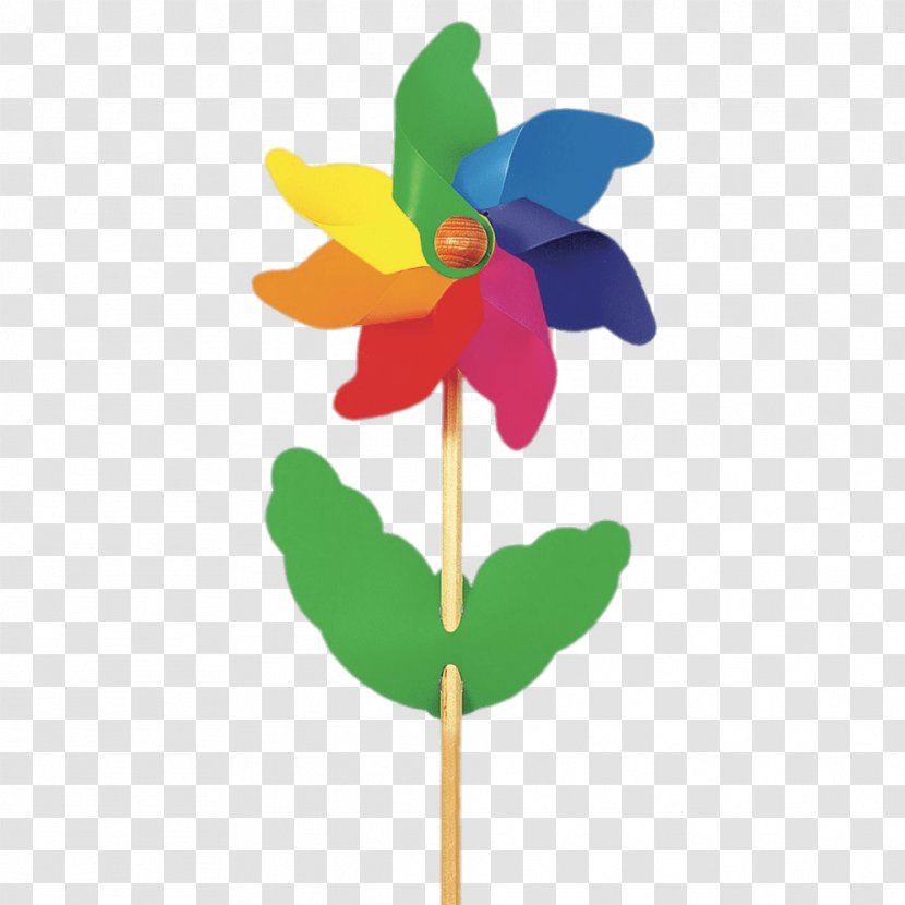 Toy Wind Pinwheel Game Weather Vane - Plant Stem - Windmill Transparent PNG