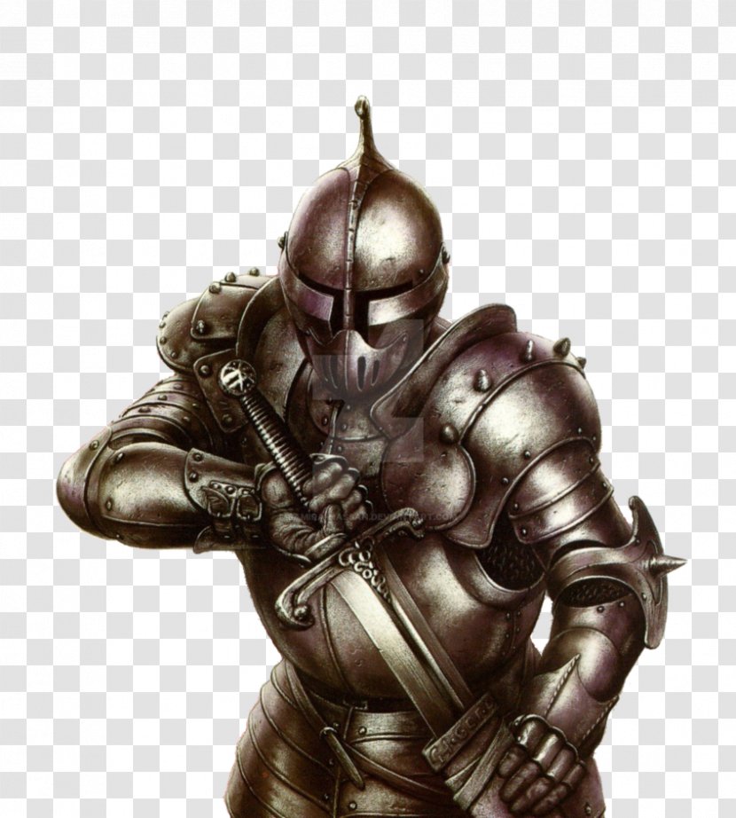 Knight Plate Armour Warrior Middle Ages - Fighter Transparent PNG