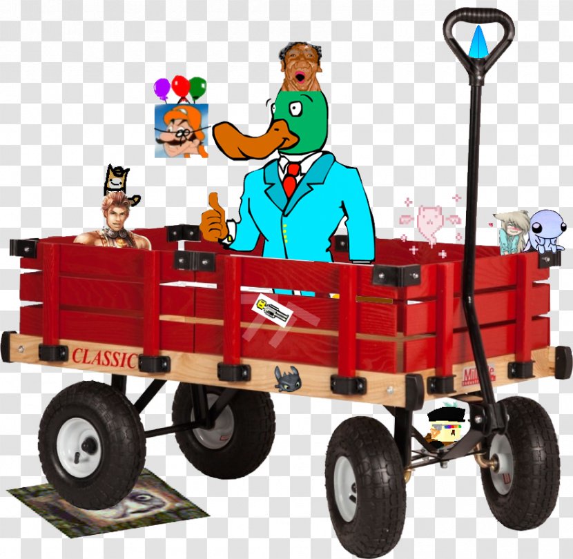 Toy Wagon Cart Radio Flyer - Car Transparent PNG