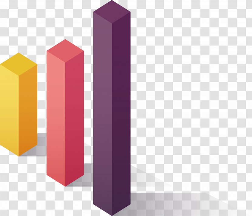 Cube Solid Geometry - Rectangle - Tricolor Transparent PNG