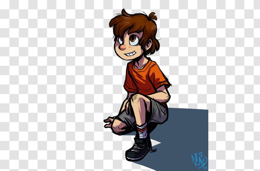 Dipper Pines Homo Sapiens Werekitten Boy - Heart - Watercolor Transparent PNG