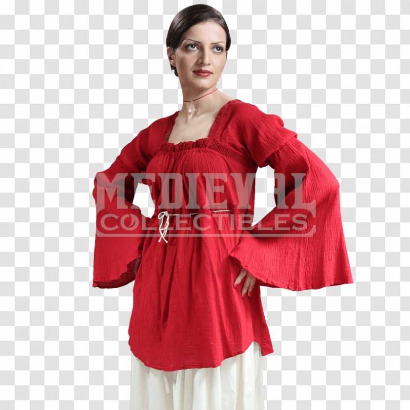 Robe Shoulder Sleeve Blouse Costume - Day Of The Crepe Transparent PNG