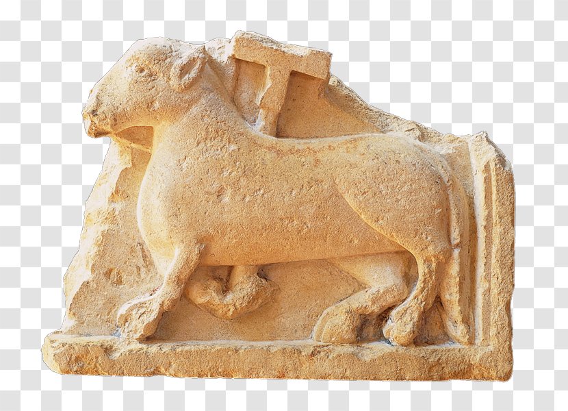 Sculpture Stone Carving Vic Cathedral Relief - Agnus Dei Transparent PNG