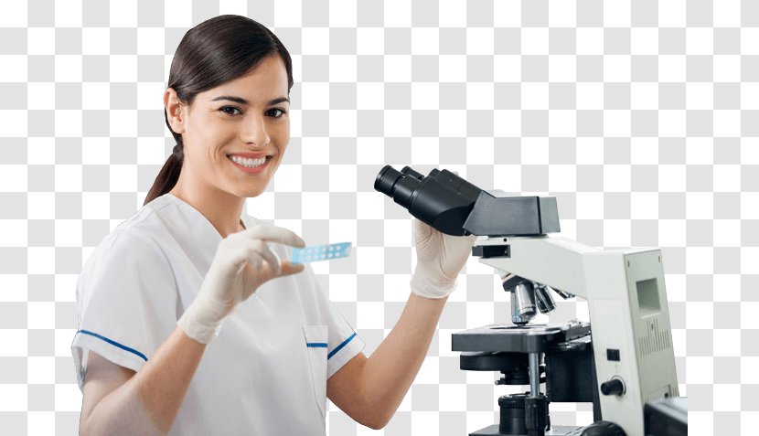 Microscope Researcher Biomedical Scientist Research Laboratory - Lab Tech Transparent PNG