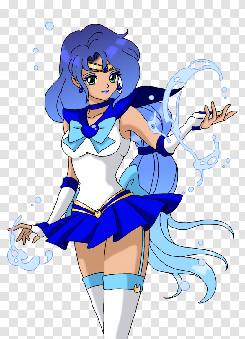 Sailor Mercury Jupiter Art Moon Character - Heart Transparent PNG