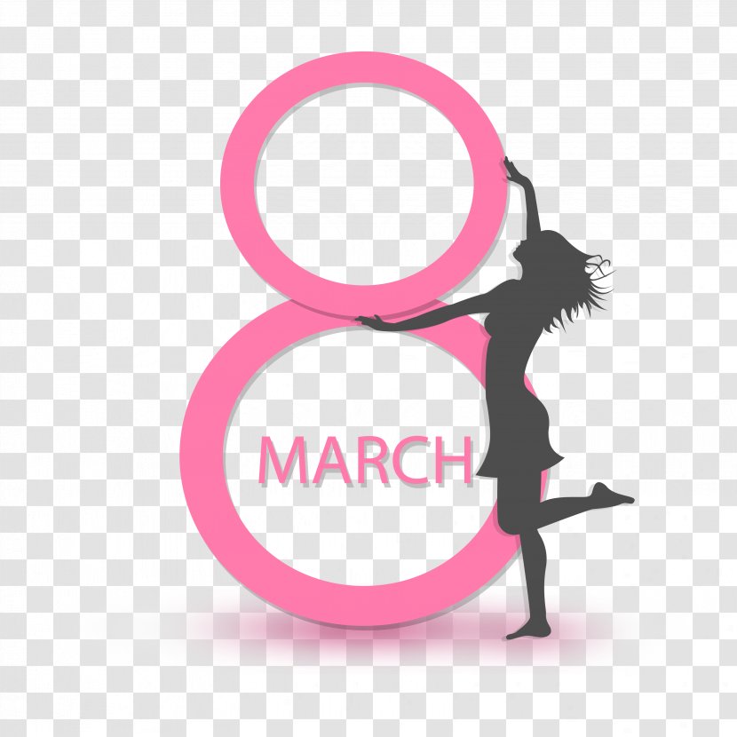 Woman International Womens Day Typeface Typography - Pink - Women 's Font Design Transparent PNG