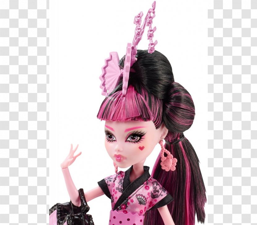 Draculaura Monster High Doll Exchange Toy - Barbie Transparent PNG