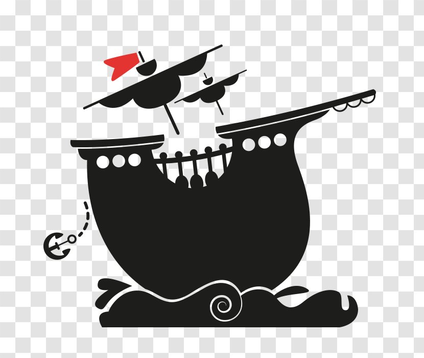 Clip Art Sticker Galleon Drawing - Black And White - Summoners War Transparent PNG