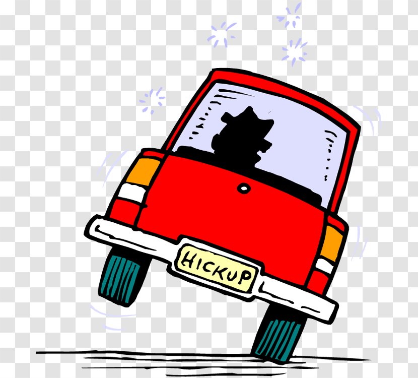 Cartoon Driving Under The Influence Clip Art - Mode Of Transport - Car Transparent PNG