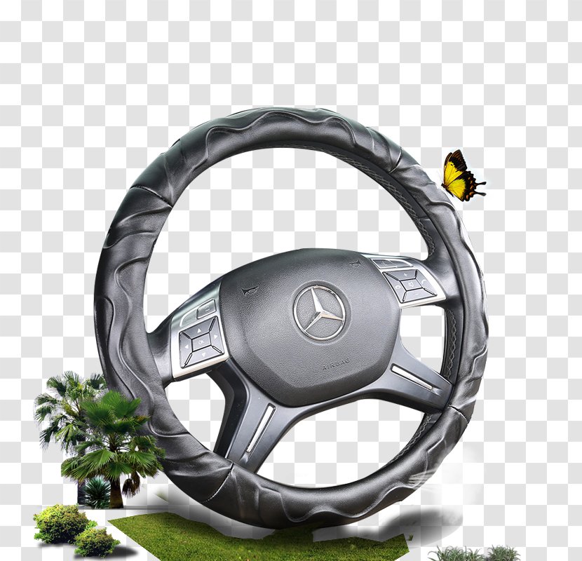 Car Alloy Wheel Steering Spoke Tire - Hardware Transparent PNG